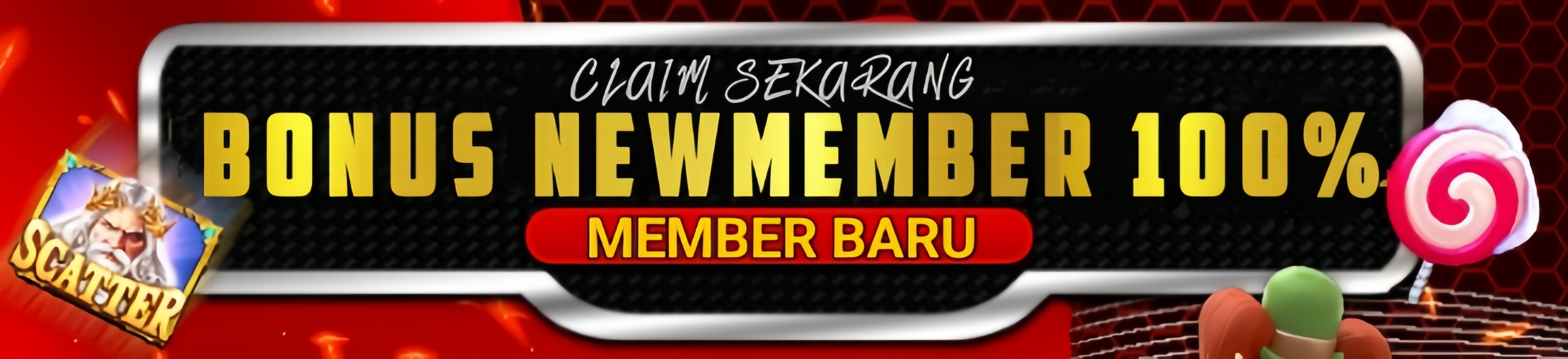 BONUS NEW MEMBER 100%