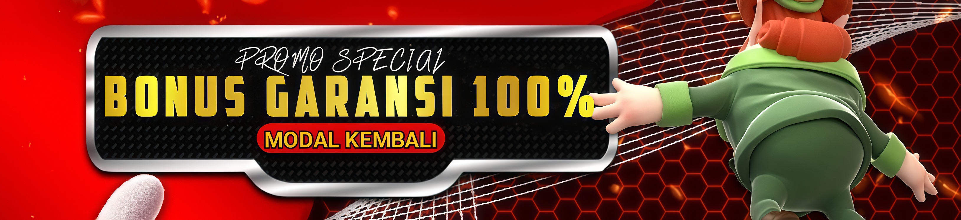 SPECIAL BONUS GARANSI KEKALAHAN 100%